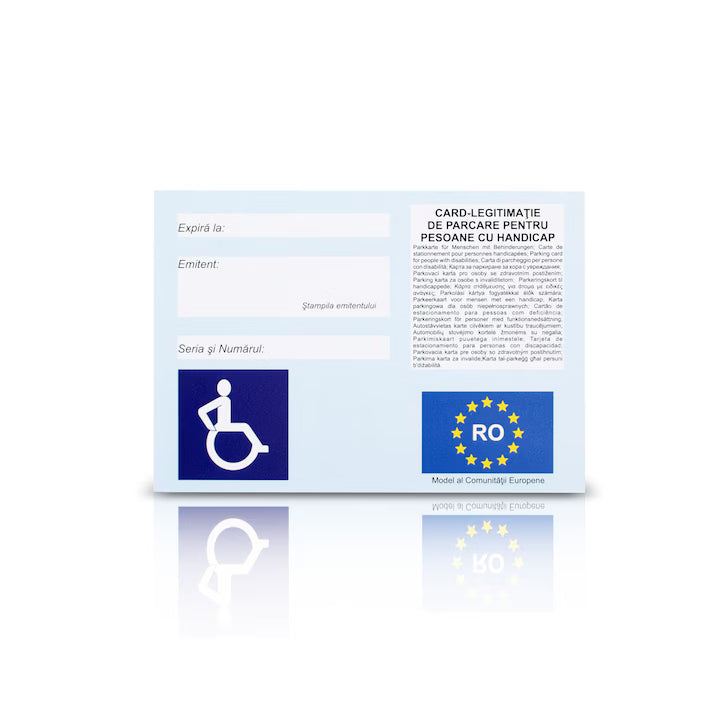 Legitimatie handicap 10 bucati listat digital color