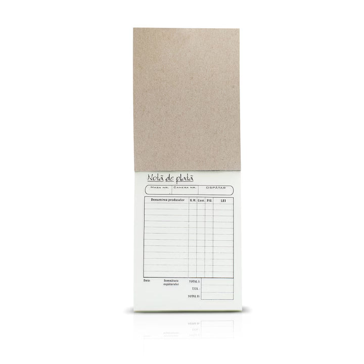 Nota de plata, A6, 100 file, hartie 70 g, coperta hartie, portrait - Tipografia Astra