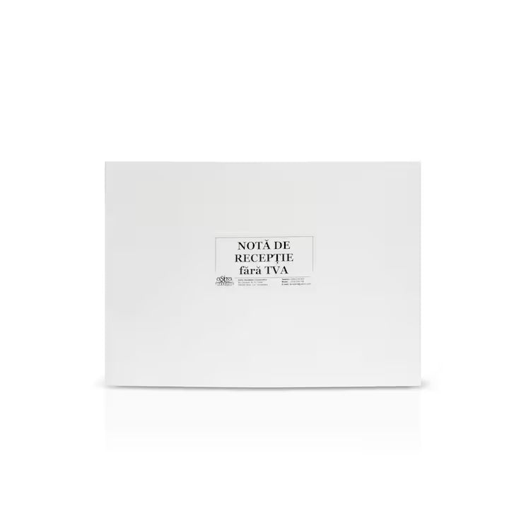Nota de receptie fara TVA, A4, 100 file, hartie autocopiativa, 2 exemplare, coperta carton, landscape