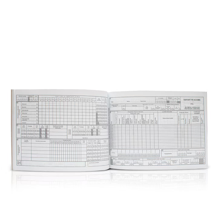 Raport de schimb FC, A4, 100 file, hartie 70 g, coperta carton, landscape - Tipografia Astra