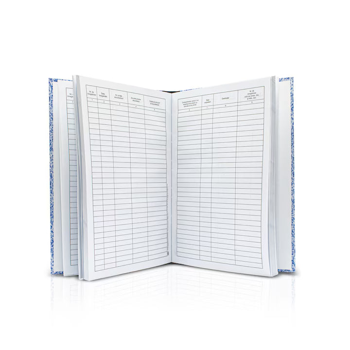 Registru intrare iesire, A4, 100 file, hartie 70 g, coperta mucava, portrait - Tipografia Astra