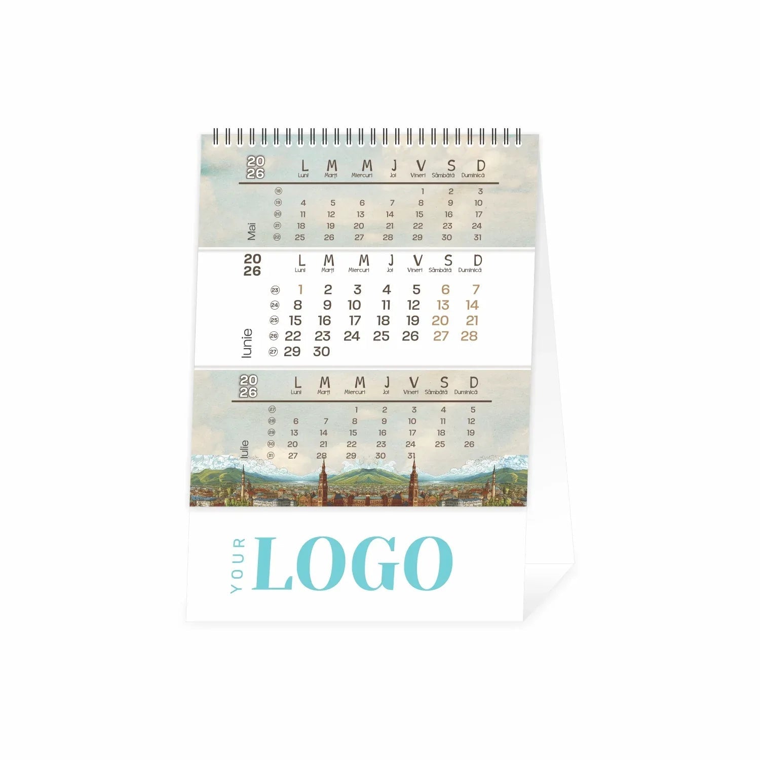 Calendar birou colectia BALOANE - 2026 - Tipografia Astra