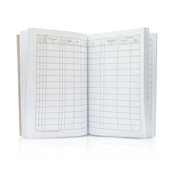 Registru consultatii medicale , A4, 200 file, hartie 70 g, coperta carton, portrait - Tipografia Astra